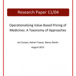 Operationalising Value Based Pricing