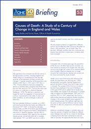 Causes of Death: A Study of a Century of Change in England and Wales