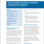 Value Based Pricing in Sweden