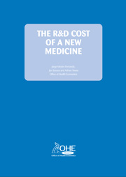 The R&D Cost of a New Medicine