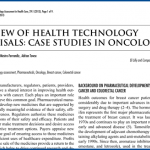 A Review of Health Technology Appraisals: Case Studies in Oncology