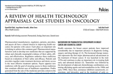 A Review of Health Technology Appraisals: Case Studies in Oncology