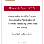 Understanding Social Preferences About Unmet Need and Disease Severity