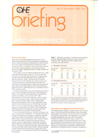 Mild Hypertension
