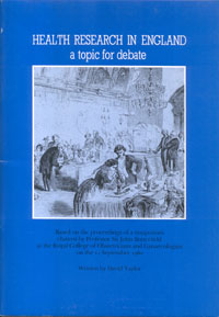 Health Research in England: Topic for Debate