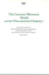 Consumer Movement, Health, and the Pharmaceutical Industry