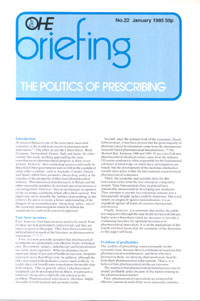Politics of Prescribing
