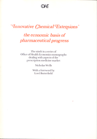 Innovative Chemical Extensions: The Economic Basis of Pharmaceutical Progress