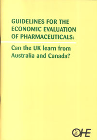 Guidelines for the Economic Evaluation of Pharmaceuticals: Can the UK learn from Australia and Canada?