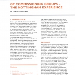 242 - 1998 Briefing 38 GP Commissioning cover