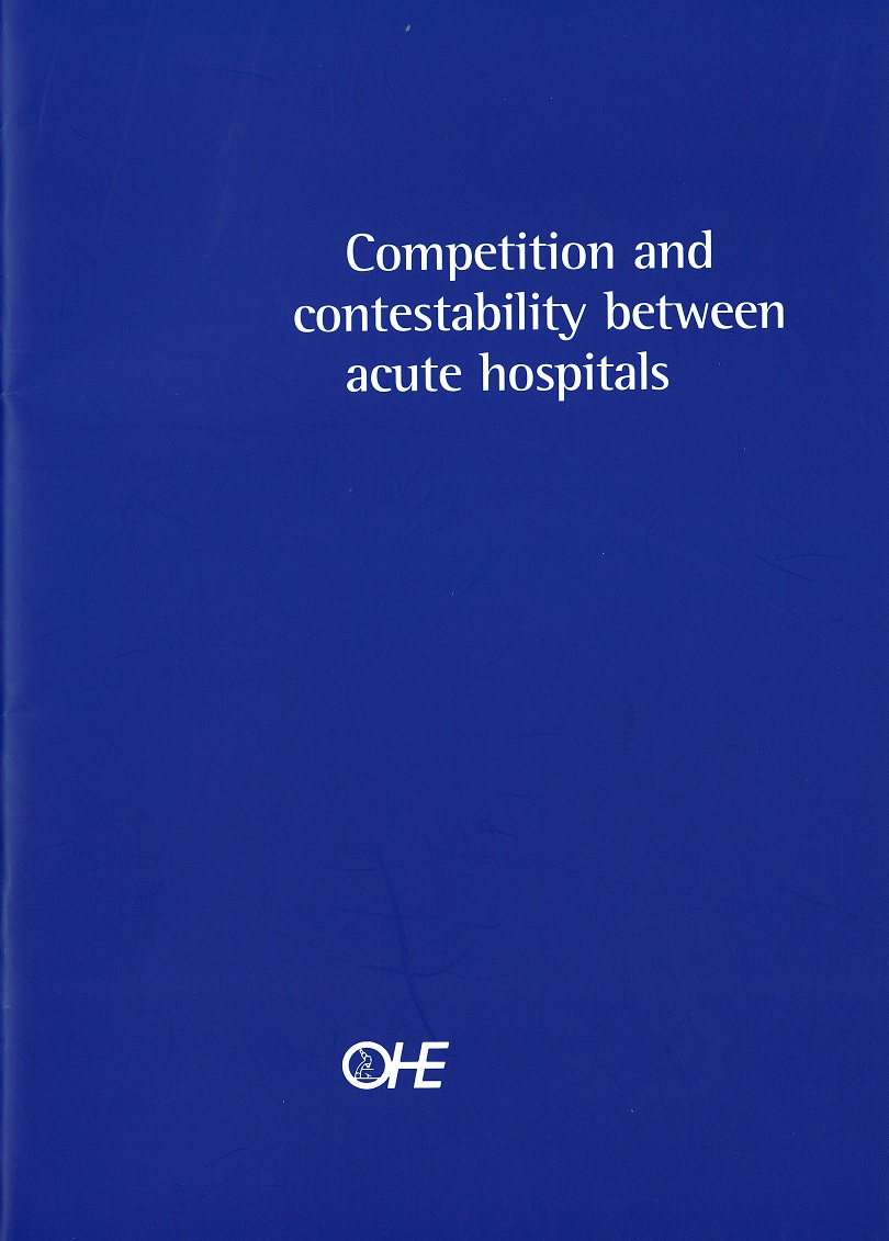 Competition and contestability between acute hospitals