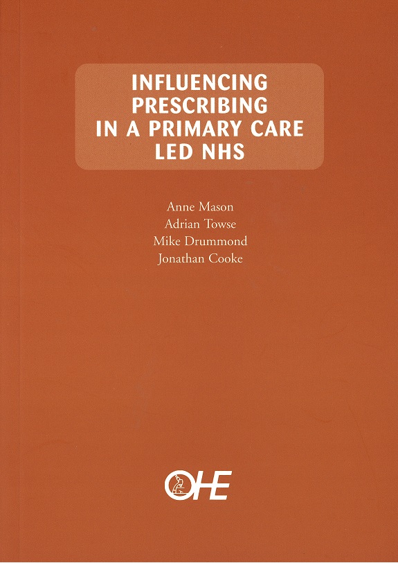 Influencing Prescribing in a Primary Care Led NHS