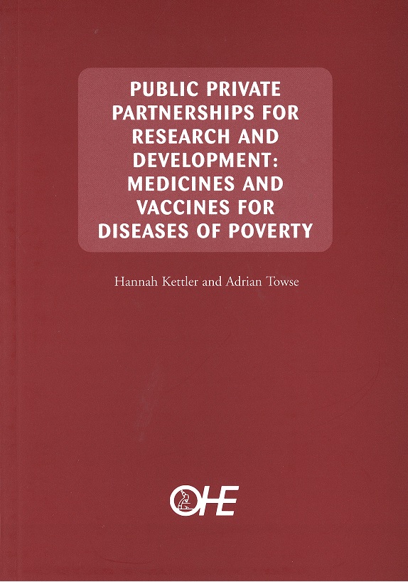 Public Private Partnerships for Research and Development: Medicines and Vaccines for Diseases of Poverty