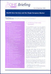 Health Care Services and the Single European Market