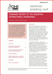 Summary Report of the OHE/EFPIA Antibacterial Roundtable