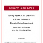 Valuing-Health-at-End-ResPap-Shah-2012-LARGE