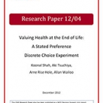 Valuing-Health-at-End-ResPap-Shah-2012-LARGE