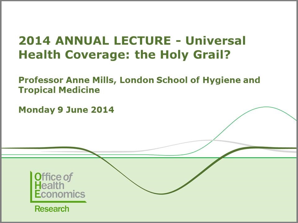 Anne Mills Annual Lecture 2014