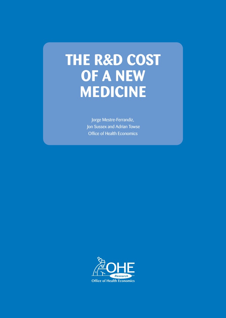The R&D Cost of a New Medicine