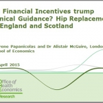 Do financial incentives trump clinical guidance 29 April 2015