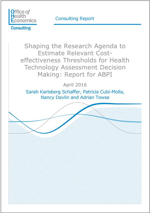 Shaping the Research Agenda to Estimate Cost-effectiveness Thresholds for Decision Making