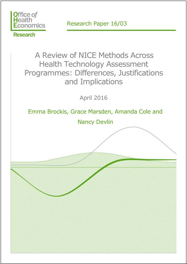 A Review of NICE Methods Across Health Technology Assessment Programmes: Differences, Justifications and Implications