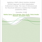 Applying a Multi-criteria Decision Analysis (MCDA) Approach to Elicit Stakeholders’ Preferences in Italy. The Case of Obinutuzumab for Rituximab-Refractory Indolent Non-Hodgkin Lymphoma (iNHL) report cover