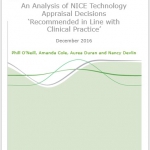 An Analysis of NICE Technology Appraisal Decisions ‘Recommended in Line with Clinical Practice’