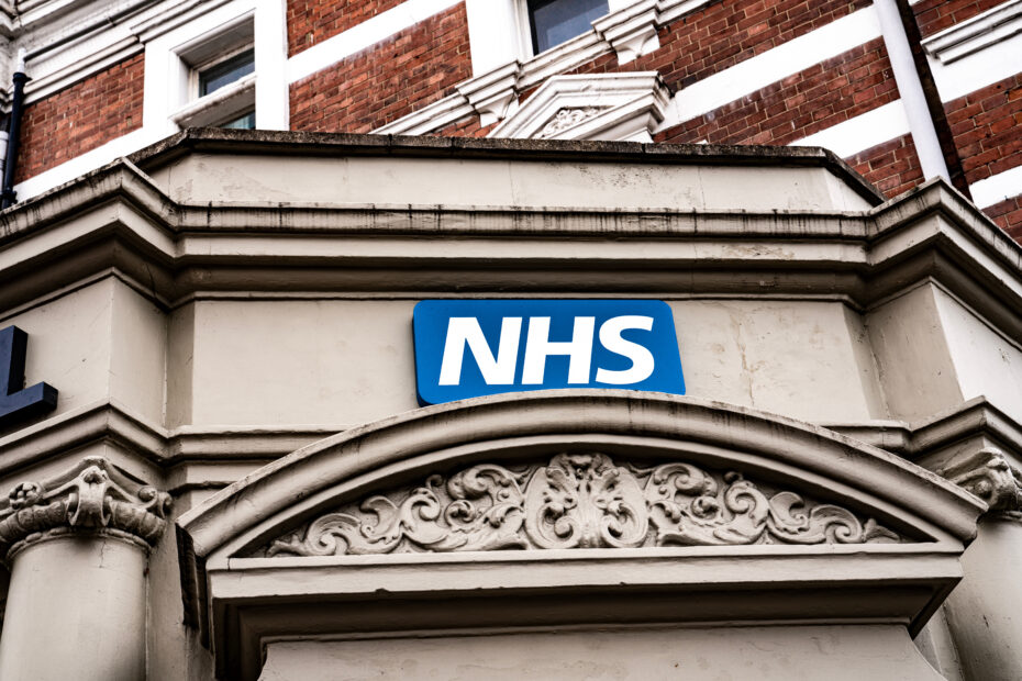 British NHS Medical Clinic National Health Service Hospital London England United Kingdom August 2025