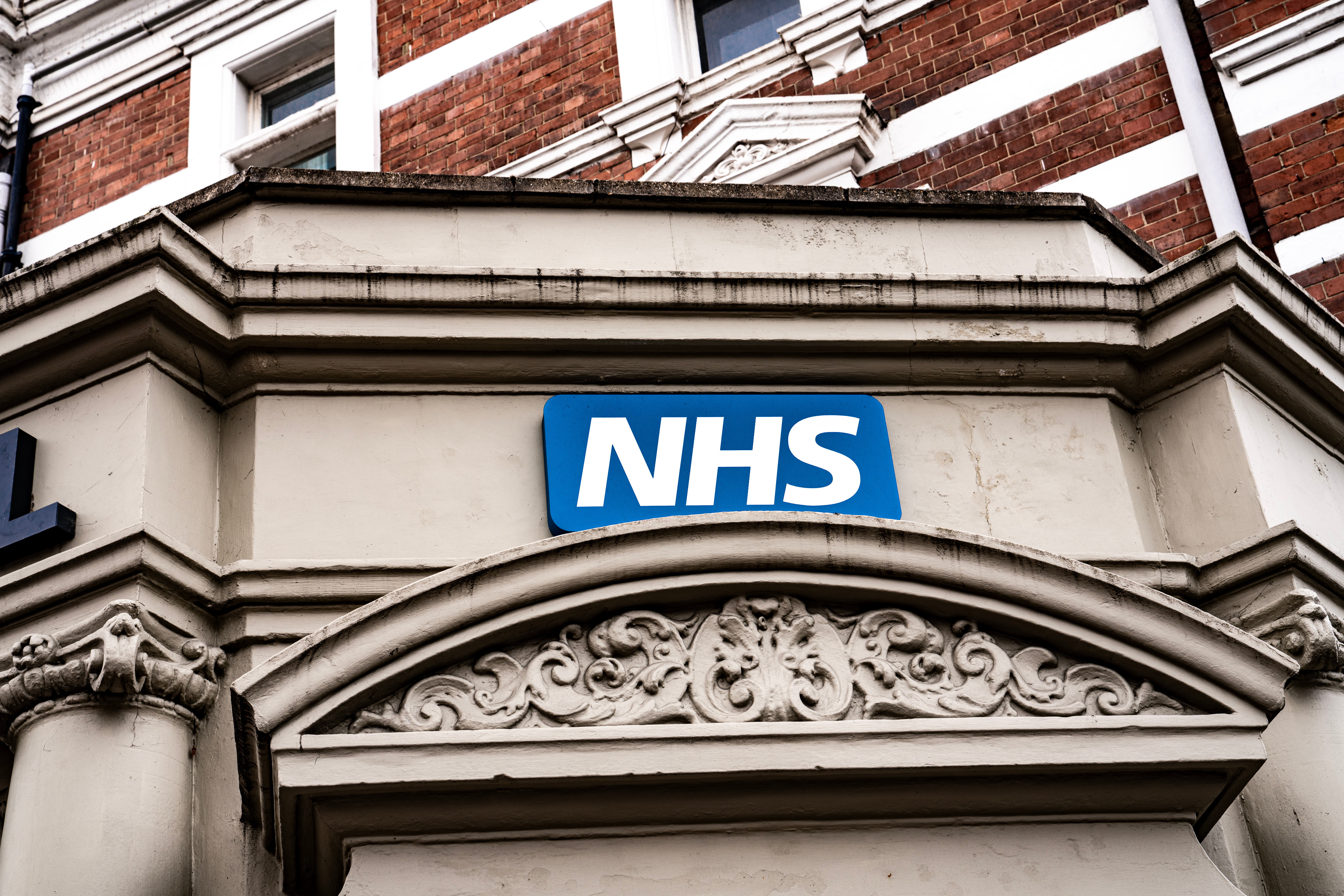 British NHS Medical Clinic National Health Service Hospital London England United Kingdom August 2025