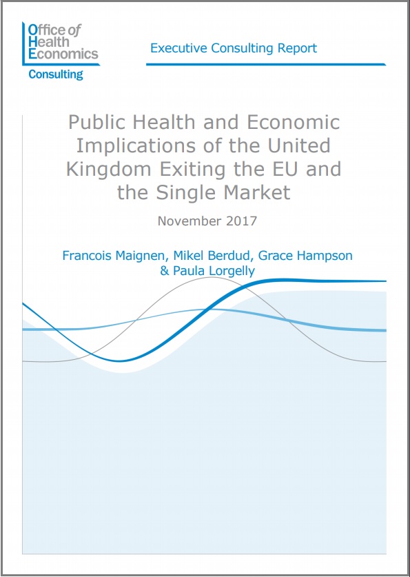 Public Health and Economic Implications of the United Kingdom Exiting the EU and the Single Market