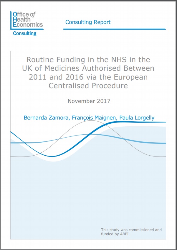 Routine Funding in the NHS in the UK of Medicines Authorised Between 2011 and 2016 via the European Centralised Procedure