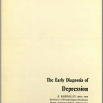 Early diagnosis of depression cover page