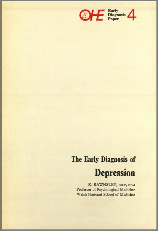 Early Diagnosis of Depression