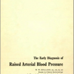 Early diagnosis of raised arterial blood pressure