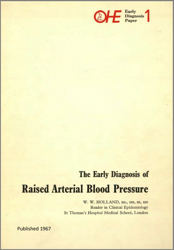 Early Diagnosis of Raised Arterial Blood Pressure