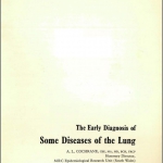 Early diagnosis of some diseases of the lung cover page
