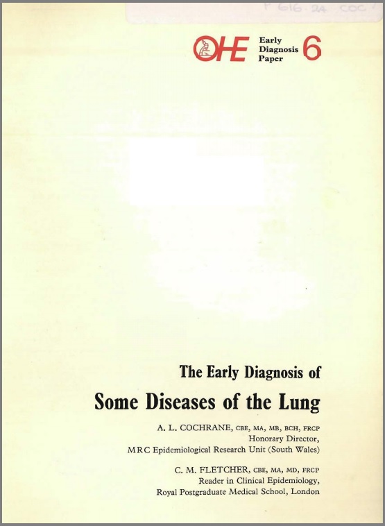 Early Diagnosis of Some Diseases of the Lung