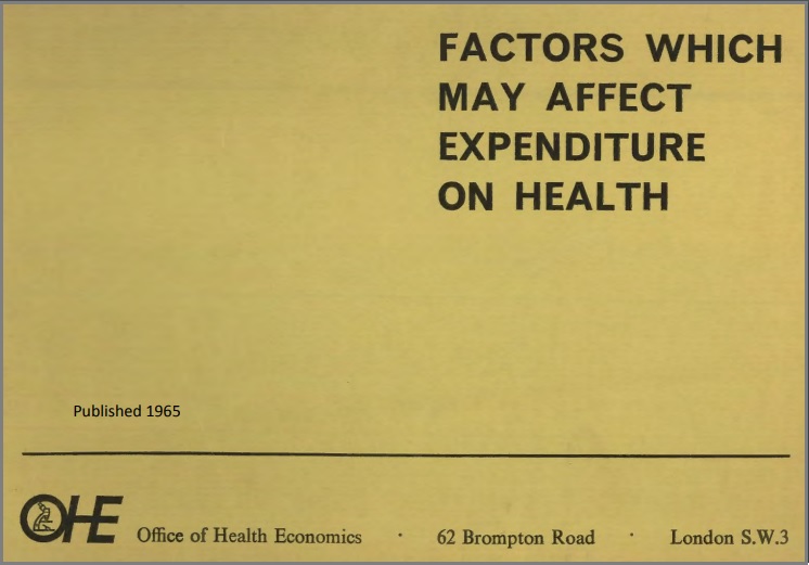 Factors Which May Affect Expenditure on Health