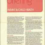 Infant & child death cover page