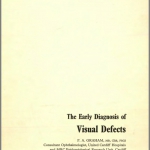 The early diagnosis of visual defects cover page