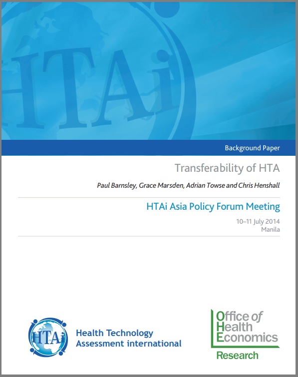 Transferability of HTA