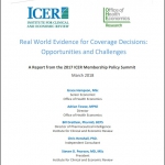 Real World Evidence for Coverage Decisions Cover Page
