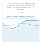 Quality of Life in Long-term Cancer Cover Page