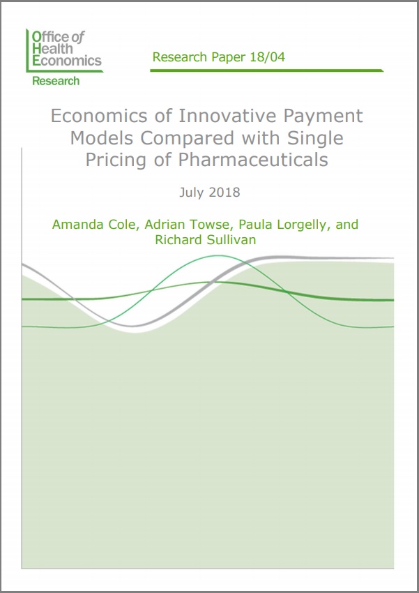 Economics of Innovative Payment Models Compared with Single Pricing of Pharmaceuticals
