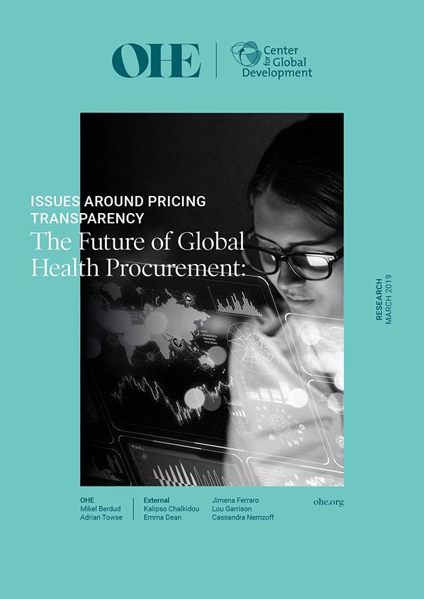 The Future of Global Health Procurement: Issues around Pricing Transparency