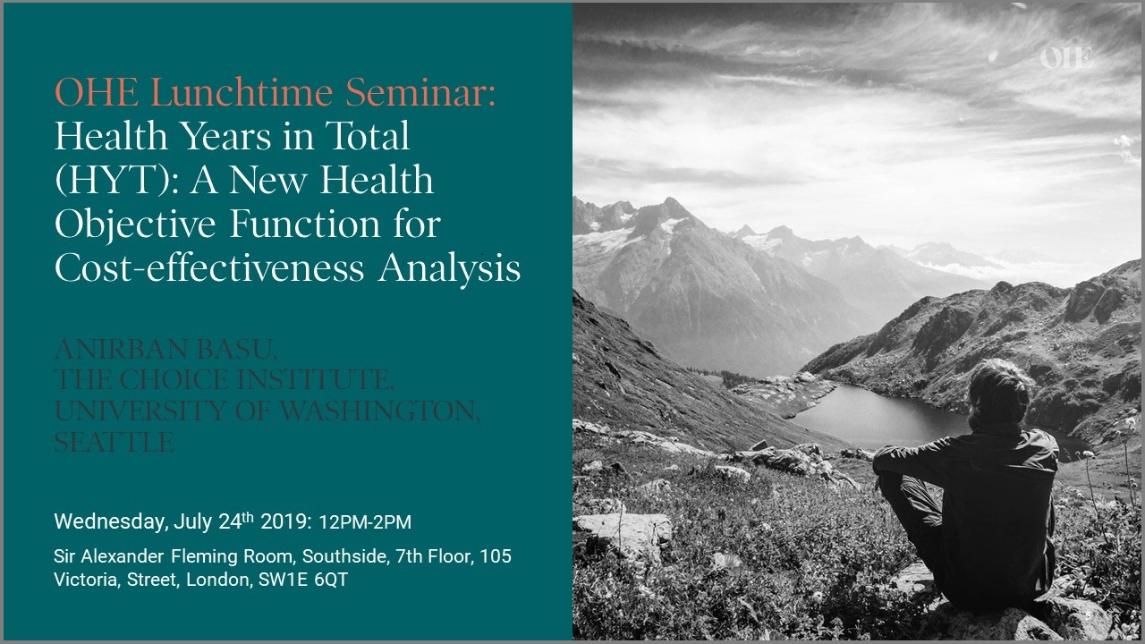 OHE Lunchtime seminar Anirban Basu