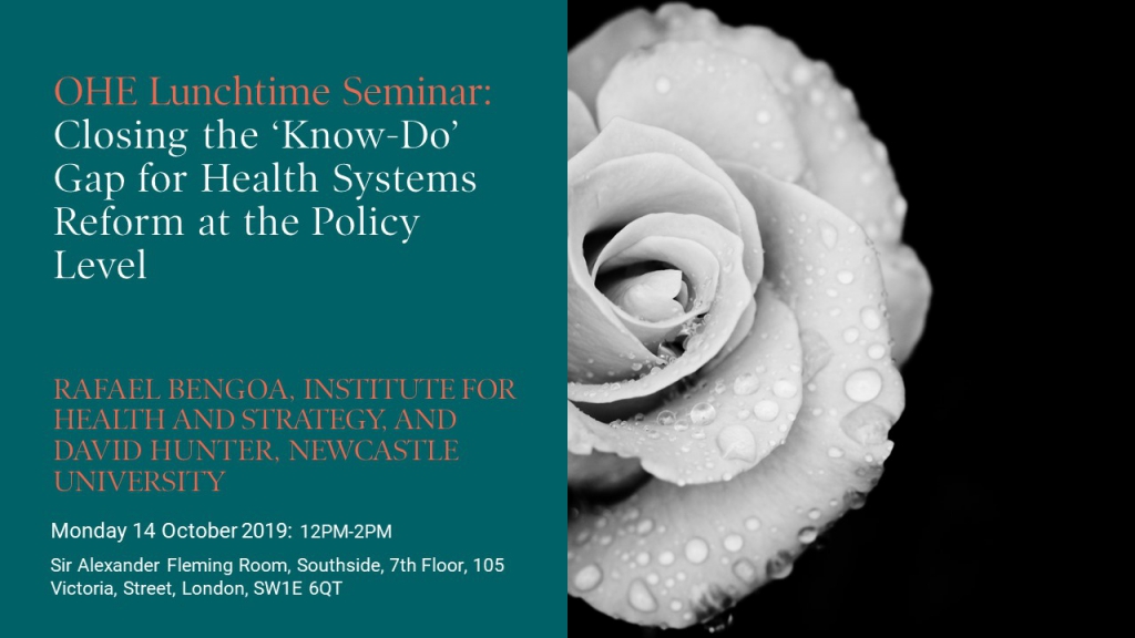 OHE Lunchtime Seminar RB & DJH - OHE OHE Lunchtime Seminar RB & DJH