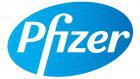 image - OHE Pfizer logo: white script on a blue oval background.