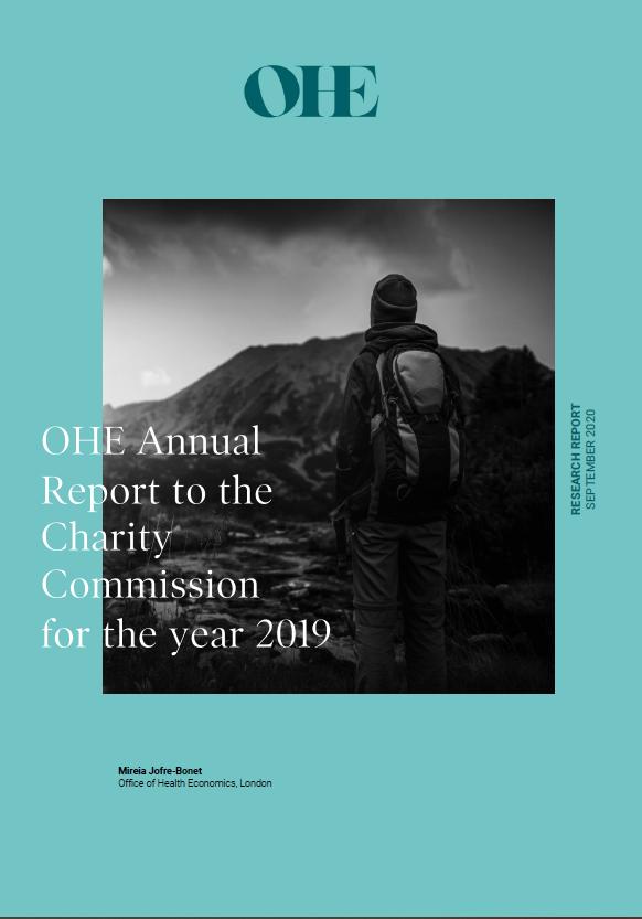 2019 OHE Annual Report to the Charity Commission